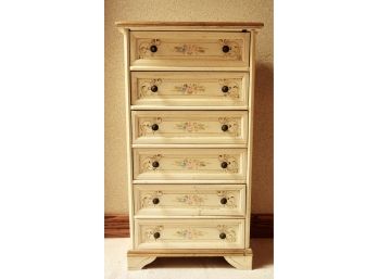 Small Painted 6 Drawer Cabinet Made In Italy