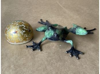 Tim Cotterill Frogman Sculpture & Handmade Paperweight