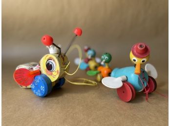 Vintage Childs Pull Toys