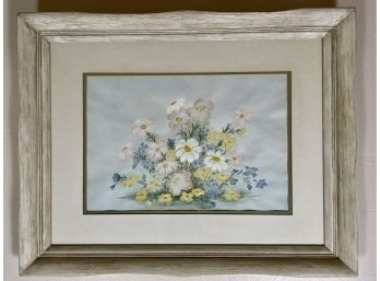 Framed Floral Art Work