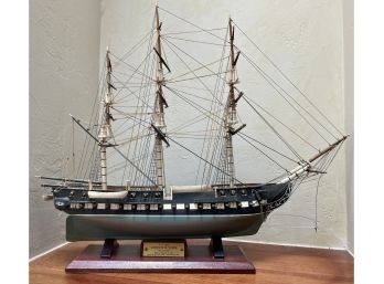 Wooden Model Ship U.S Frigate Constitution 'Old Ironside' By Piel Craftsmen