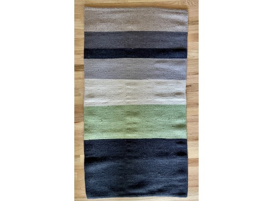 Woven Wool Rug, Southwestern Style