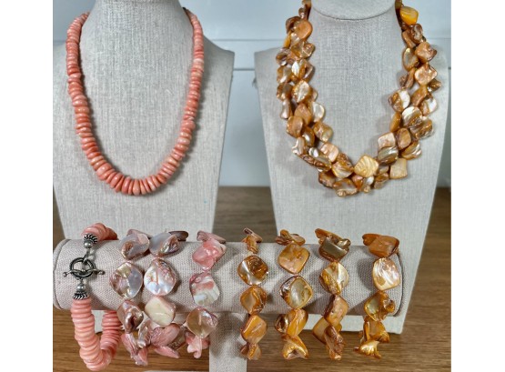 Shell Necklaces And Bracelets