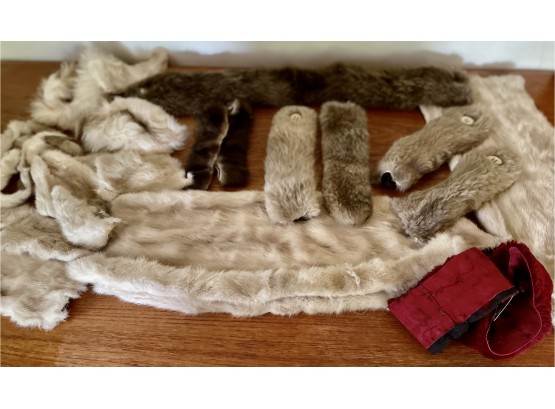 Large Assortment Of Fur Pieces