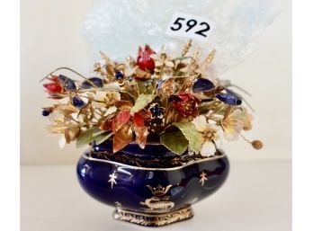 Fleurs Des Siecles By Jane Hutcheson For Gorham, Red, White, & Blue Centerpiece
