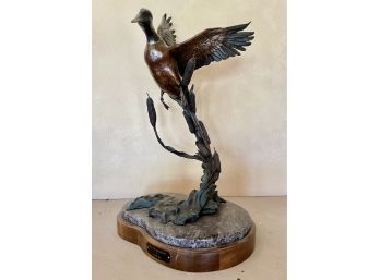 'Cattail Rhapsody' Bronze By Randy Rau