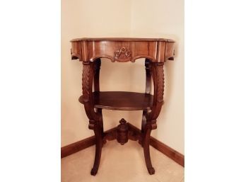 Ornate Antique High Top Table