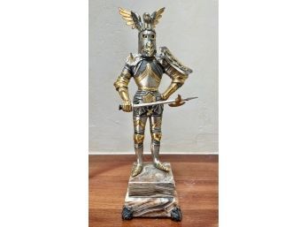 Man The Warrior! Limited Edition Figurine By Guiseppe Vasari Of Milan & Gorham