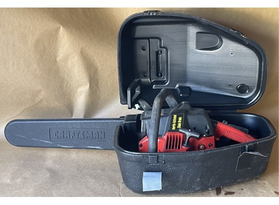 Craftsman 18', 42cc Chainsaw In Hard Case