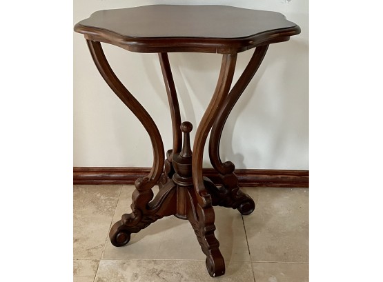 Wood Pedestal Table