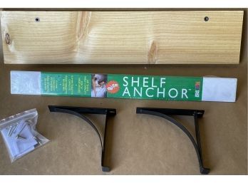New Wood Shelf With Shelf Anchor