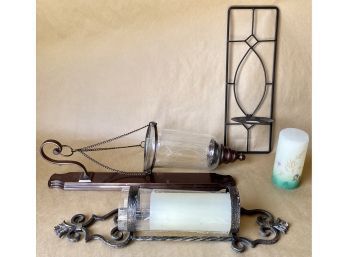 3 Candle Wall Sconces