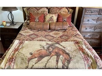 Queen Size Cowboy Themed Bedding