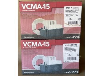 2 New In Box Little Giant VCMA-15 Condensate Sump Pumps
