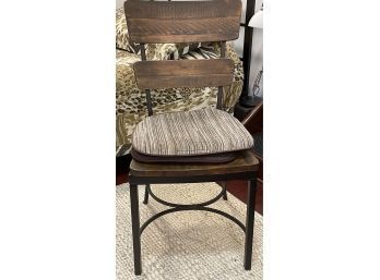 Metal Chair With Wood Seat And Back