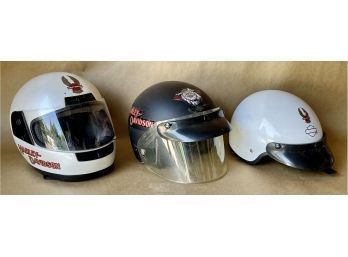 3 Harley Motorcycle Helmets