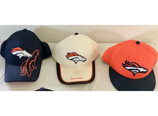 5 Broncos & Rockies Hats