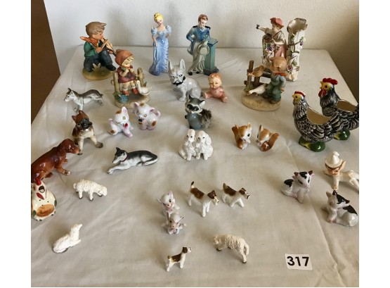 Assorted Figurines Including Hummel