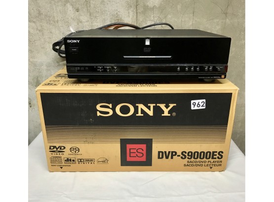 Sony DVP-S9000ES SACD/DVD Player