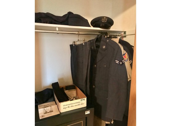 Airforce Uniforms, Buttons, & Medals