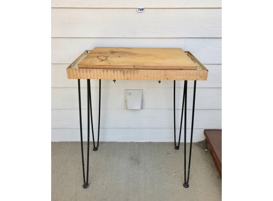 Homemade Sewing Table W/Hairpin Legs