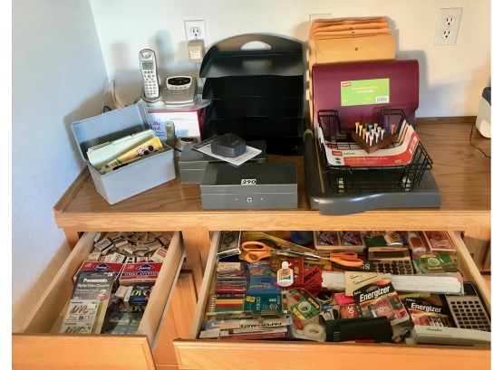 Large Lot Of Office Supplies Many In Packaging