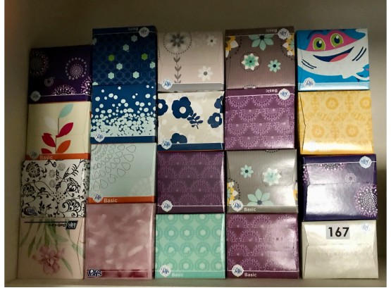 22 Boxes Of Unopened Kleenex