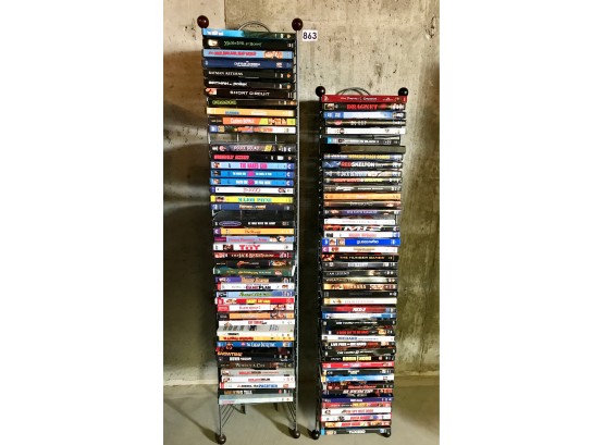 Assorted DVD's W/Stands