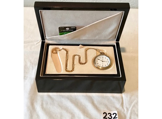 Belair Pocket Watch And Jewelry Case