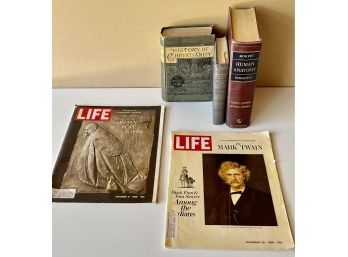 Vintage Books And Life Magazines