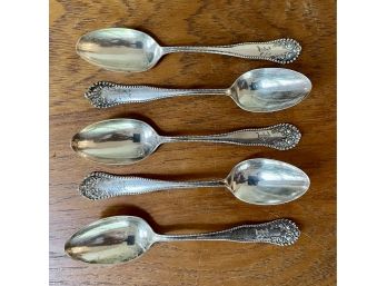 5 Vintage Sterling Spoons