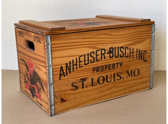Anheuser Busch Wood Box