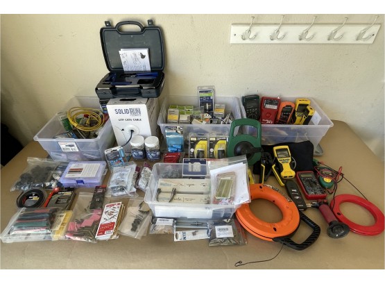 Large Collection Of Electrical Tools And Supplies