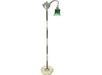 Vintage Jade Floor Lamp