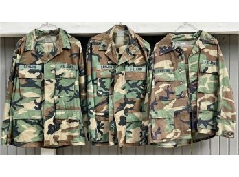 3 Sets Of Army Pants & Jackets, Size Medium