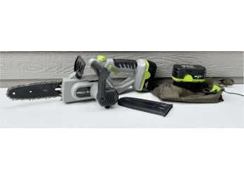 Earthwise 18v Cordless Chainsaw With Extra Battery And Charger