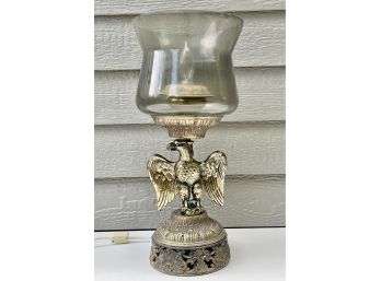 Vintage Brass Eagle Lamp