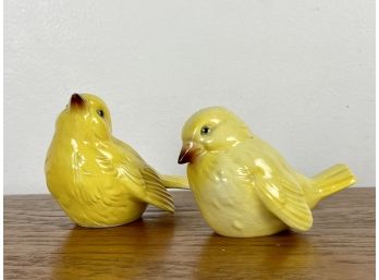 Pair Of Vintage Goebel Porcelain Birds