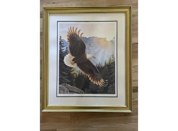 Signed Lithograph 'morning Majesty' By Lee Cable With COA