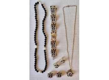 Vintage Necklaces, Bracelet, & Earrings