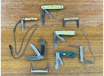 Assorted Vintage And Antique Pocket Knives Including Syracuse