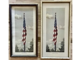 2 Framed Prints Of 'Our Flag'