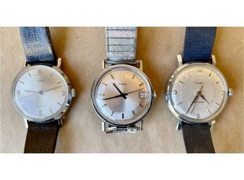 3 Men's Timex Watches