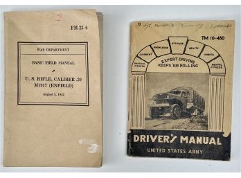 2 Vintage Military Manuals