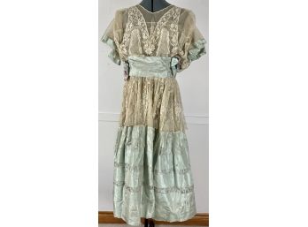 2 Beautiful But Heavily Damaged Antique Dresses