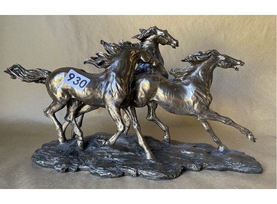 Veronese Cast Metal Horse Sculpture