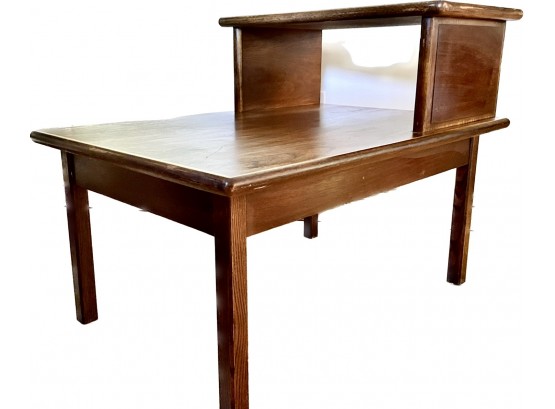 Mid Century Bassett Step Side Table