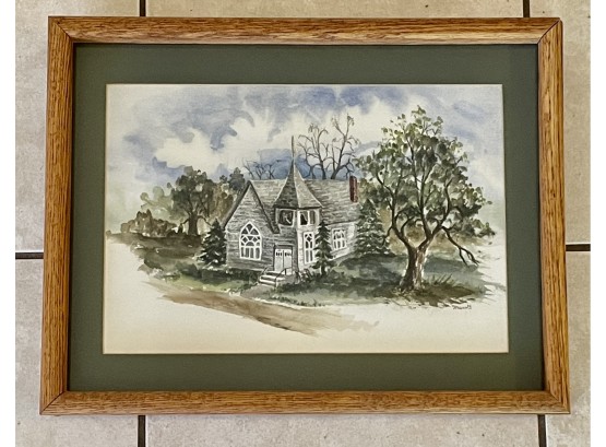 Framed Original Watercolor