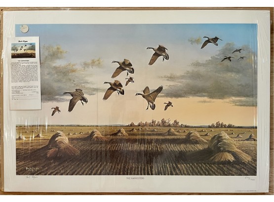Signed & Numbered Bob Elgas Print, 'The Harvesters', Unframed