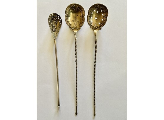 Antique Sterling Stir Spoons